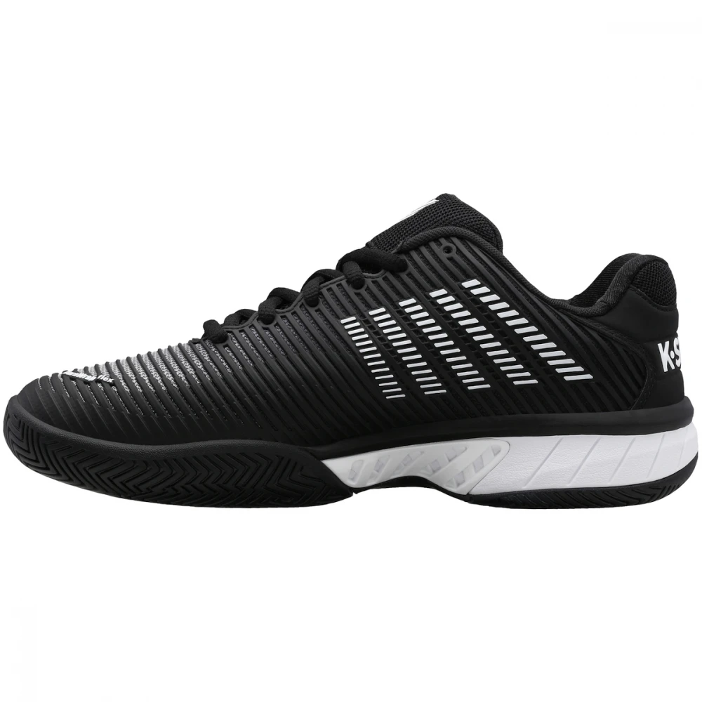 K-Swiss Men’s Hypercourt Express 2 Tennis Shoes (Black/White/High-Rise) - Image 2