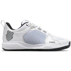 K-Swiss Men’s Ultrashot Team Tennis Shoes (White/Black/High Rise)
