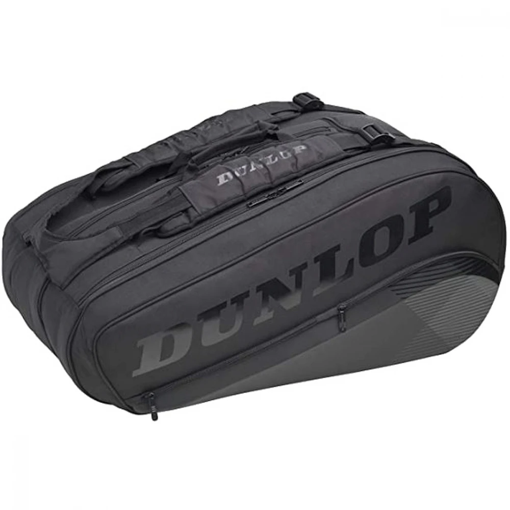 Dunlop CX Performance 8 Racquet Thermo Tennis Bag (Black/Black)
