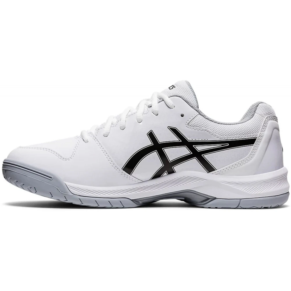 Asics Men’s Gel-Dedicate 7 Tennis Shoes (White/Black) 2 Asics Men’s Gel-Dedicate 7 Tennis Shoes (White/Black) - Image 2