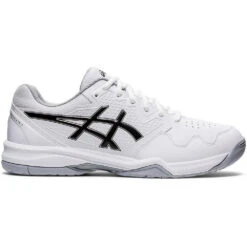 Asics Men’s Gel-Dedicate 7 Tennis Shoes (White/Black)