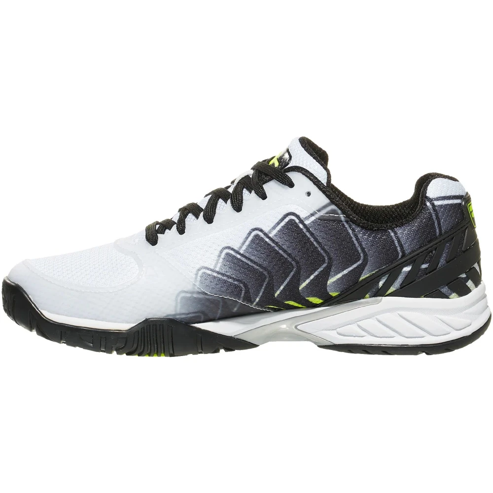 Fila Men’s Volley Zone Pickleball Shoes (White/Black/Safety Yellow) - Image 2