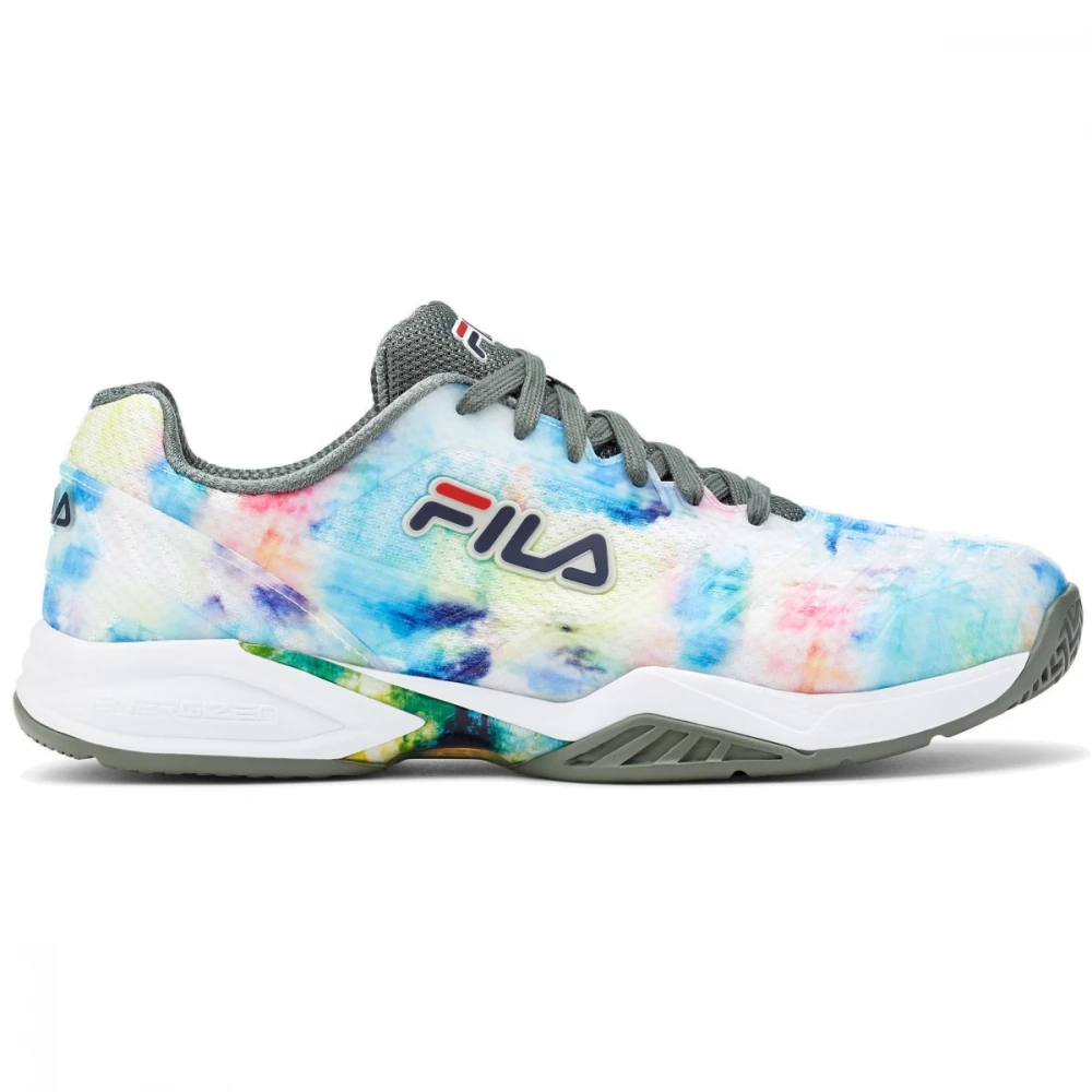 Fila Men’s Axilus 2 Energized Tennis Shoes (Multi/White/Agave Green)