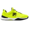 Fila Men’s Speedserve Energized Tennis Shoes (Safety Yellow/Black/White)
