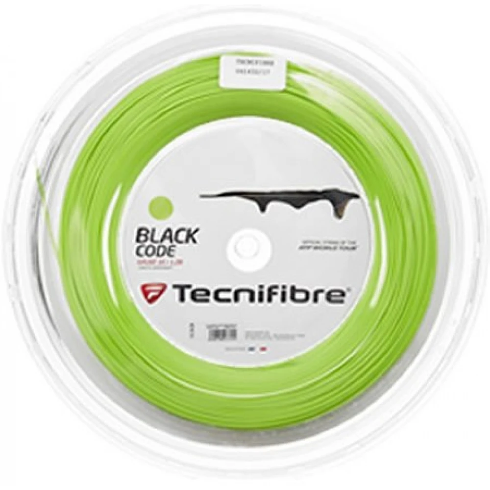 Tecnifibre Black Code Lime 16g Tennis String (Reel) 1 Tecnifibre Black Code Lime 16g Tennis String (Reel)