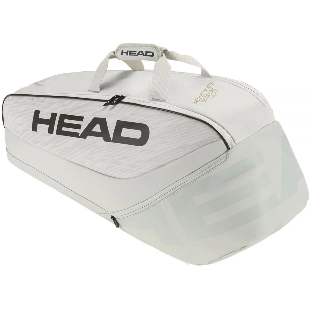 Head Pro X 6R Tennis Bag (Corduroy White/Black)