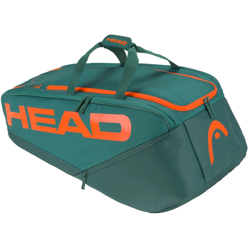 Head Radical Pro 12R Tennis Bag (Dark Cyan/Fluorescent Orange)