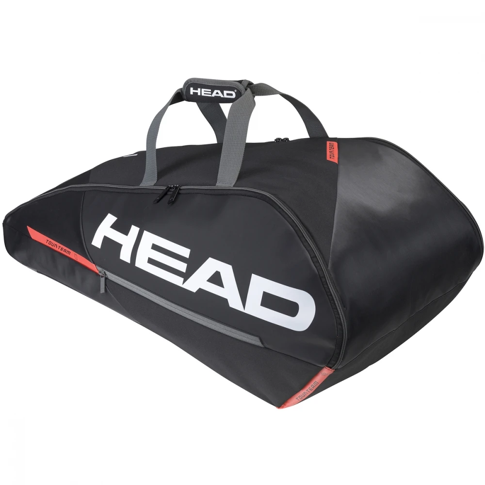 Head Tour Team 9R Supercombi Tennis Bag (Black/Orange)