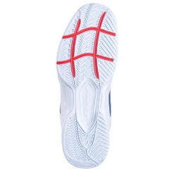 Babolat Men’s SFX 3 All Court Tennis Shoes (White/Estate Blue) -Sports Gear 30s20529 1005 babolat mens sfx3 tennis shoes white estate blue sole 1000 1000