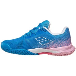 Babolat Junior Girls Jet Mach 3 All Court Tennis Shoes (French Blue) -Sports Gear 33S23883 4106 Babolat Junior Girls Jet Mach 3 All Court Tennis Shoes French Blue b 1000 1000