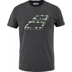 Babolat Juniors Aero Cotton Tennis Tee (Black Heather)