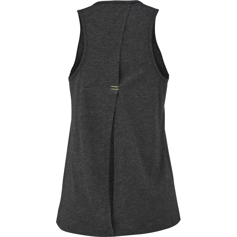 Babolat Women’s Aero Cotton Tennis Training Tank Top (Black Heather) - Image 2
