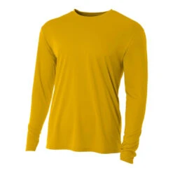A4 Men’s Performance Long Sleeve Crew (Gold)