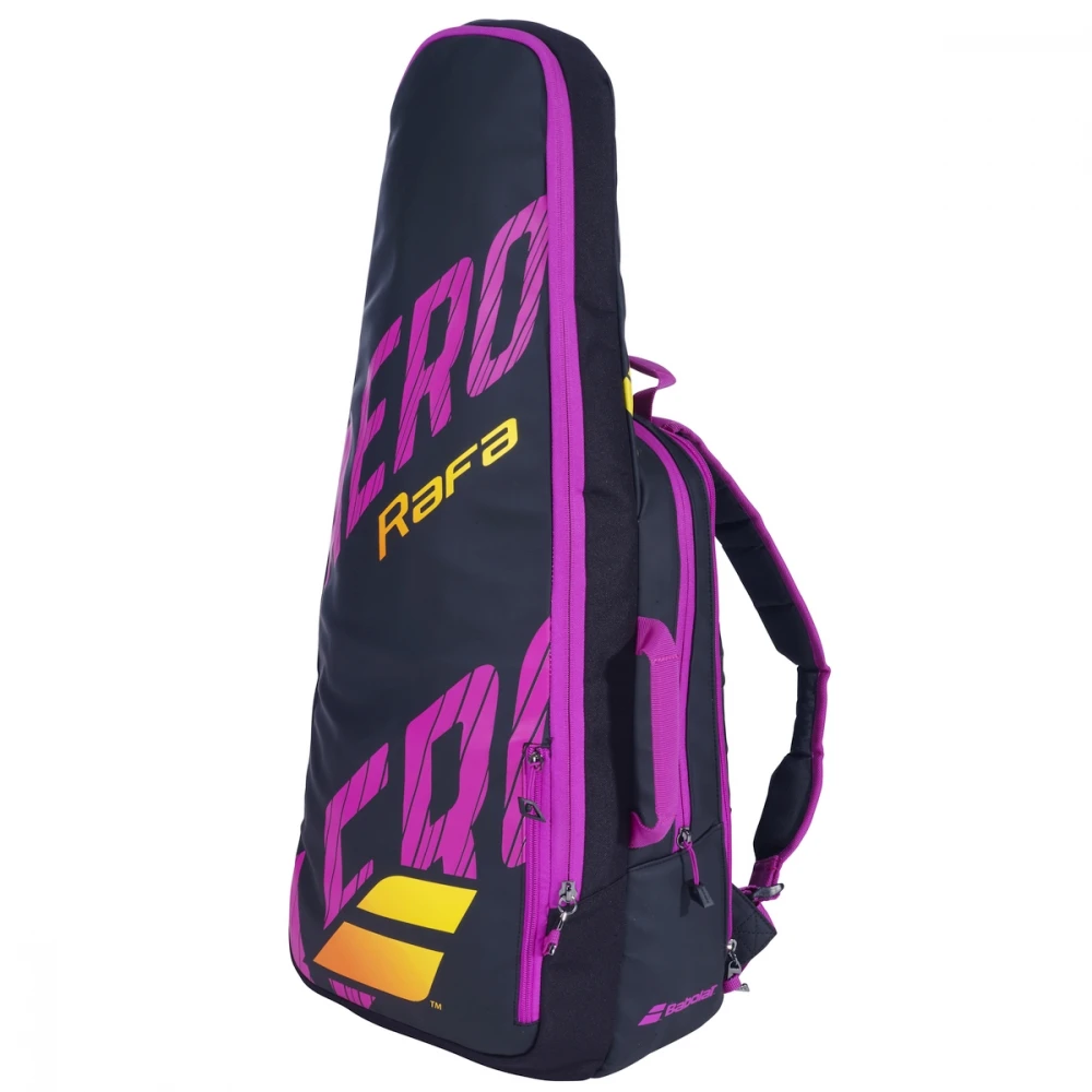 Babolat Pure Aero Rafa Tennis Backpack (Black/Orange/Purple) - Image 2