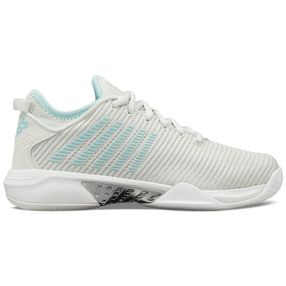 K-Swiss Women’s Hypercourt Supreme Tennis Shoe, Barely Blue/White/Blue Glow 1 K-Swiss Women’s Hypercourt Supreme Tennis Shoe, Barely Blue/White/Blue Glow
