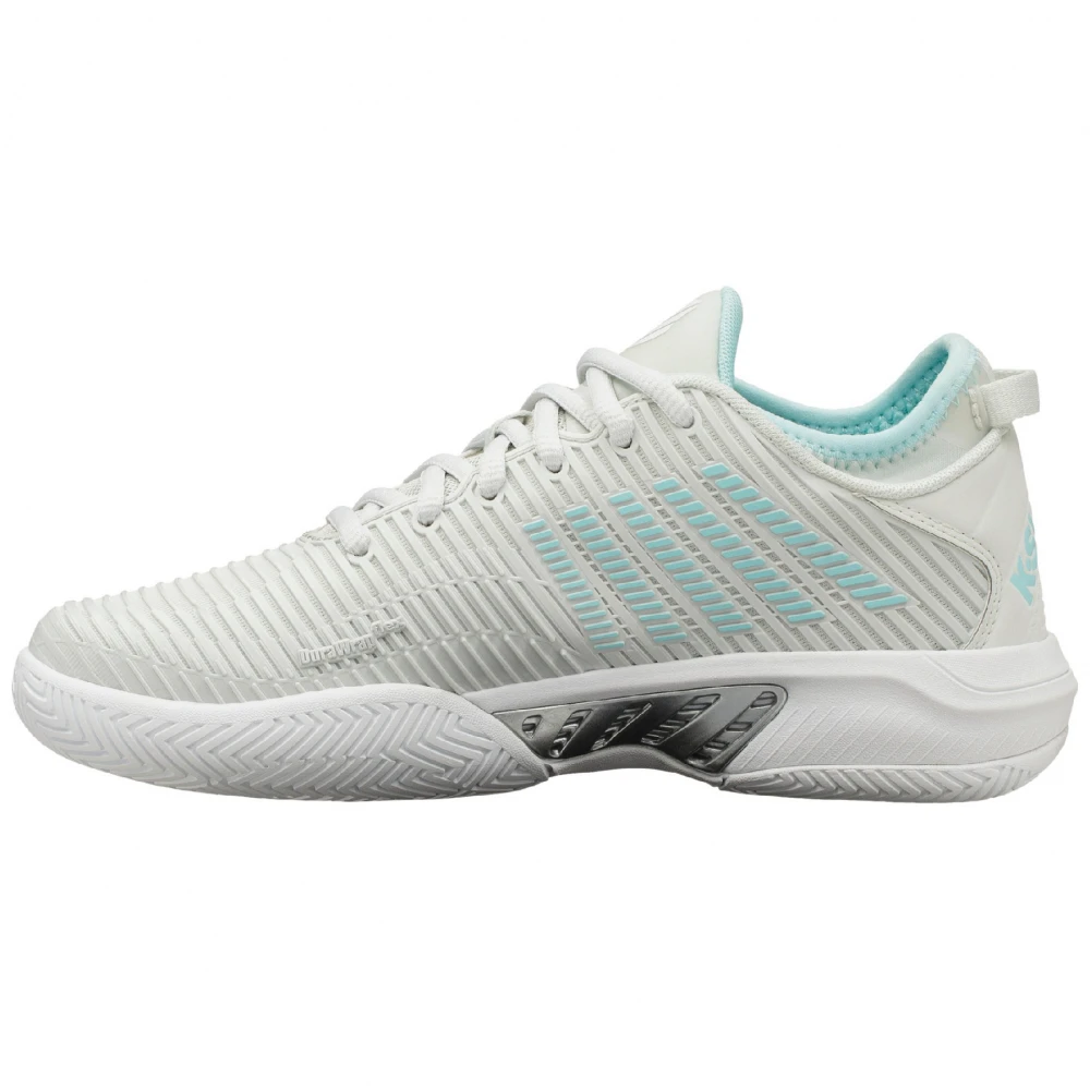 K-Swiss Women’s Hypercourt Supreme Tennis Shoe, Barely Blue/White/Blue Glow 2 K-Swiss Women’s Hypercourt Supreme Tennis Shoe, Barely Blue/White/Blue Glow - Image 2