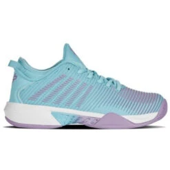 K-Swiss Women’s Hypercourt Supreme Tennis Shoes (Angel Blue/Sheer Lilac/Brilliant White)