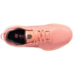 K-Swiss Women’s Hypercourt Supreme Tennis Shoes (Peach Amber/White/Asphalt) -Sports Gear 96615 683 k swiss womens hypercourt supreme tennis shoes peach amber white asphalt top 1000 1000