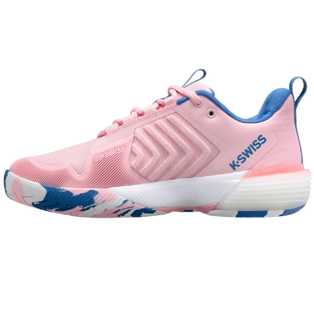 K-Swiss Women’s Ultrashot 3 Tennis Shoes (Orchid Pink/White/Star Sapphire) 2 K-Swiss Women’s Ultrashot 3 Tennis Shoes (Orchid Pink/White/Star Sapphire) - Image 2