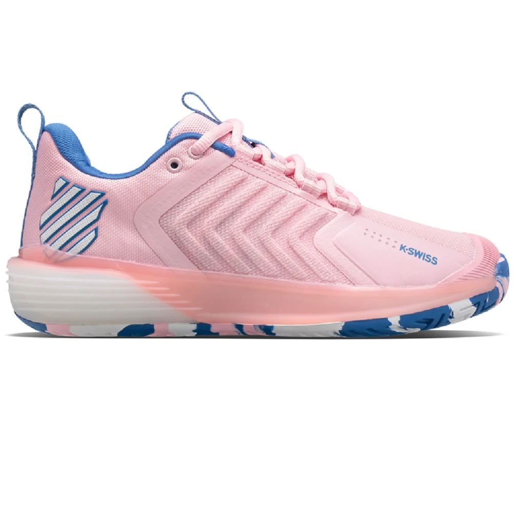K-Swiss Women’s Ultrashot 3 Tennis Shoes (Orchid Pink/White/Star Sapphire) 1 K-Swiss Women’s Ultrashot 3 Tennis Shoes (Orchid Pink/White/Star Sapphire)