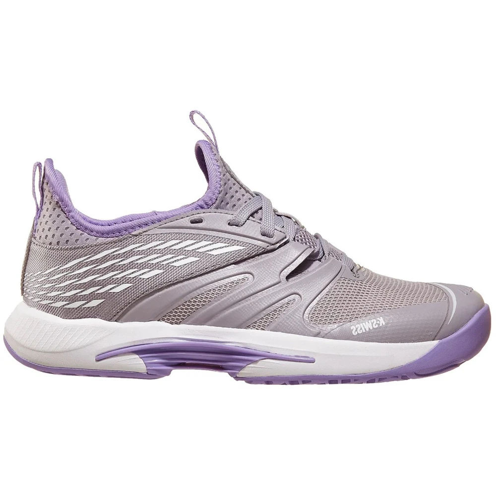 K-Swiss Women’s SpeedTrac Tennis Shoes (Raindrops/White/Purple Rose)