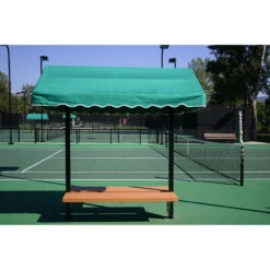 SunTrends 6-Foot Tennis Court Cabana Bench - Flat
