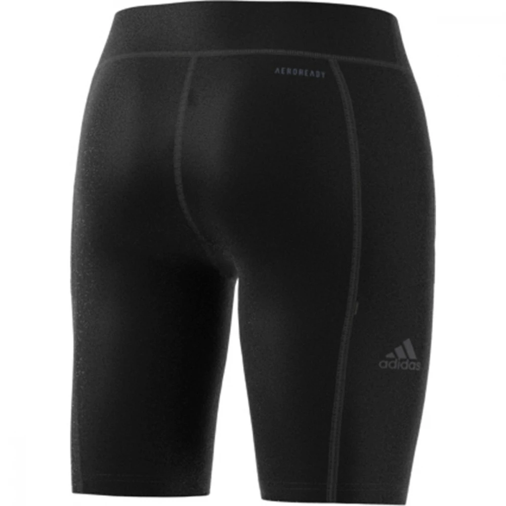Adidas Women’s Standard Club Short Tennis Tights (Black/White) - Image 2