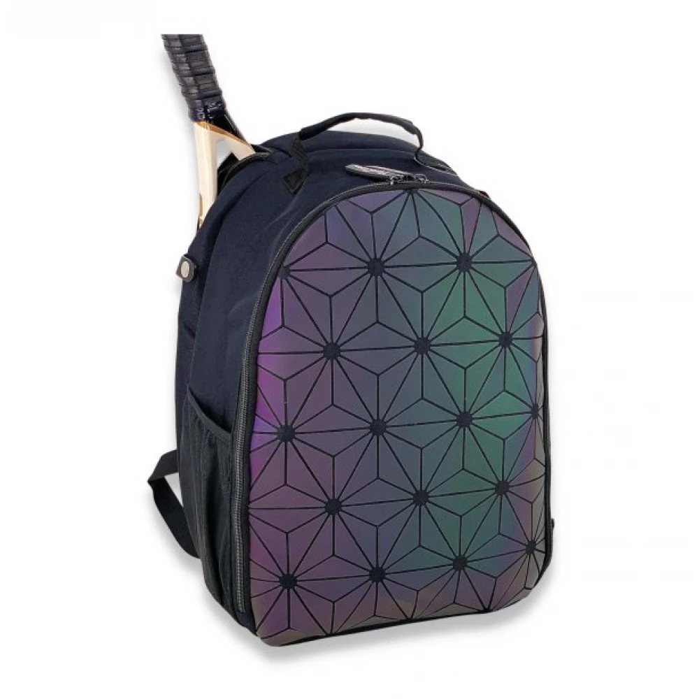 NiceAces Women’s GEO Lightweight Tennis Backpack (Iridescent) 2 NiceAces Women’s GEO Lightweight Tennis Backpack (Iridescent) - Image 2