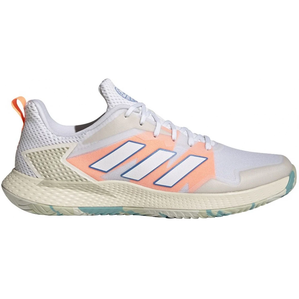 Adidas Men’s Defiant Speed Tennis Shoes (Cloud White/Pulse Blue)