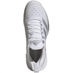 Adidas Women’s Adizero Ubersonic 4 Tennis Shoes (White/Silver Metallic/Grey) -Sports Gear GW2513 Adidas Womens Adizero Ubersonic 4 Tennis Shoes White Silver Metallic Grey Top 1000 1000