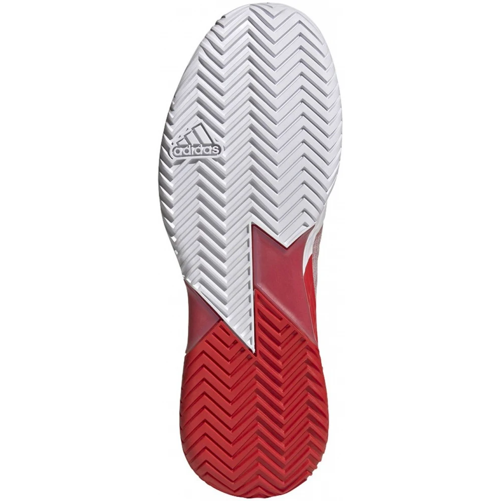 Adidas Men’s Adizero Ubersonic 4 Tennis Shoes (Vivid Red/Cloud White) 3 Adidas Men’s Adizero Ubersonic 4 Tennis Shoes (Vivid Red/Cloud White) - Image 3