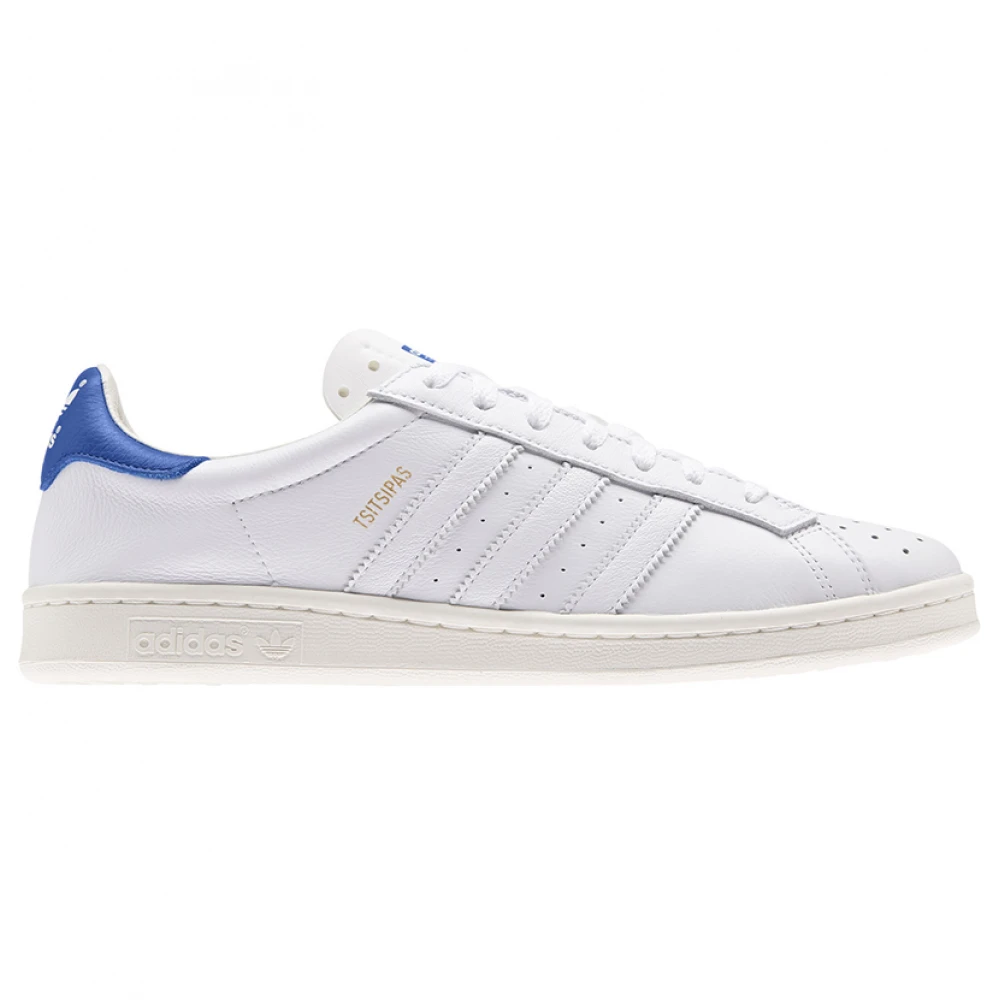 Adidas Men’s Originals Earlham Tsitsipas Tennis Shoe (White/Blue/Core Black)