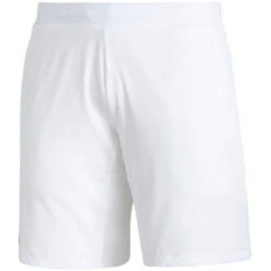 Adidas Men’s Ergo 7 Inch Tennis Shorts (White/Black)