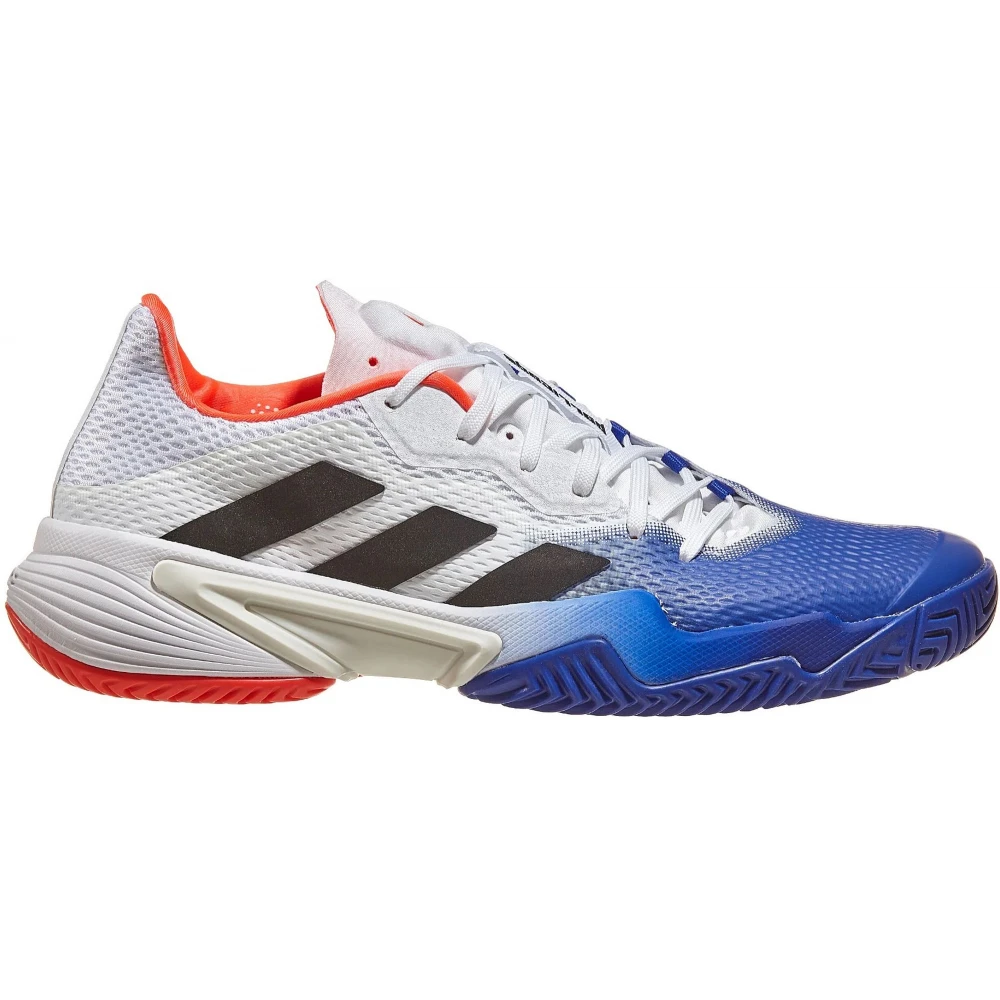 Adidas Men’s Barricade Tennis Shoes (Lucid Blue/Core Black/Solar Red) 1 Adidas Men’s Barricade Tennis Shoes (Lucid Blue/Core Black/Solar Red)