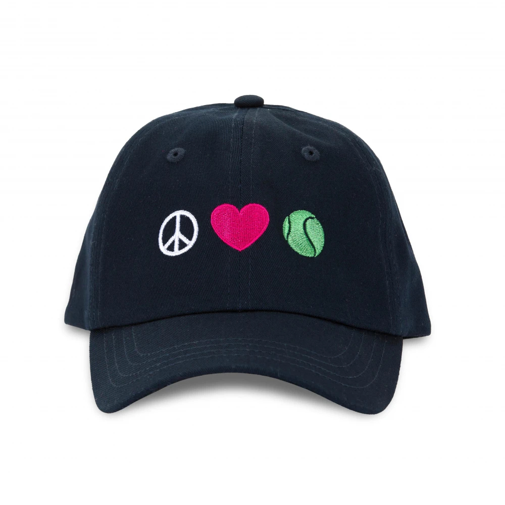 Ame & Lulu Tennis Camper Kids Hat (Peace Love Tennis)