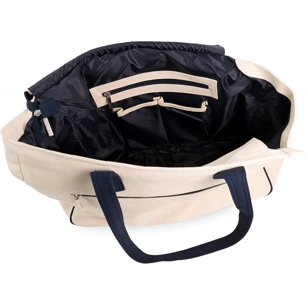 Ame & Lulu Love All Tennis Court Bag (Tennis Stitched Natural) - Image 3