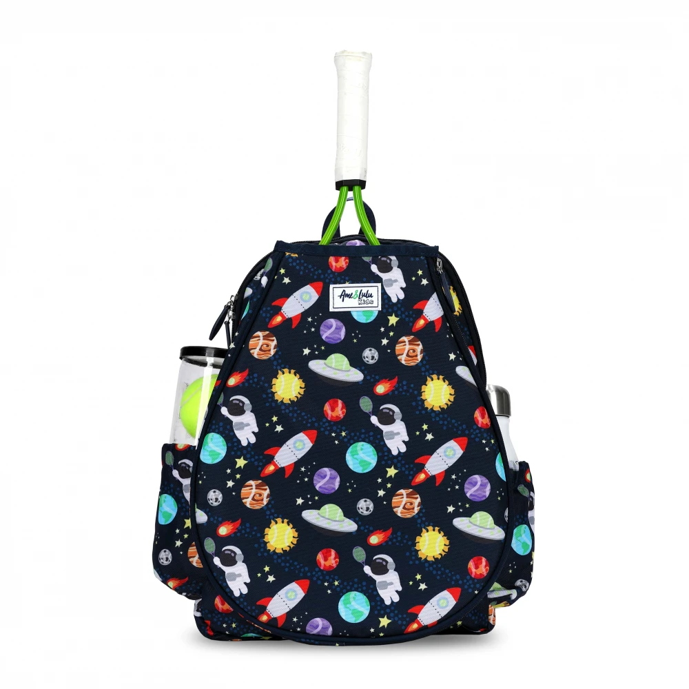 Ame & Lulu Little Love Tennis Backpack (Planet Play) 1 Ame & Lulu Little Love Tennis Backpack (Planet Play)