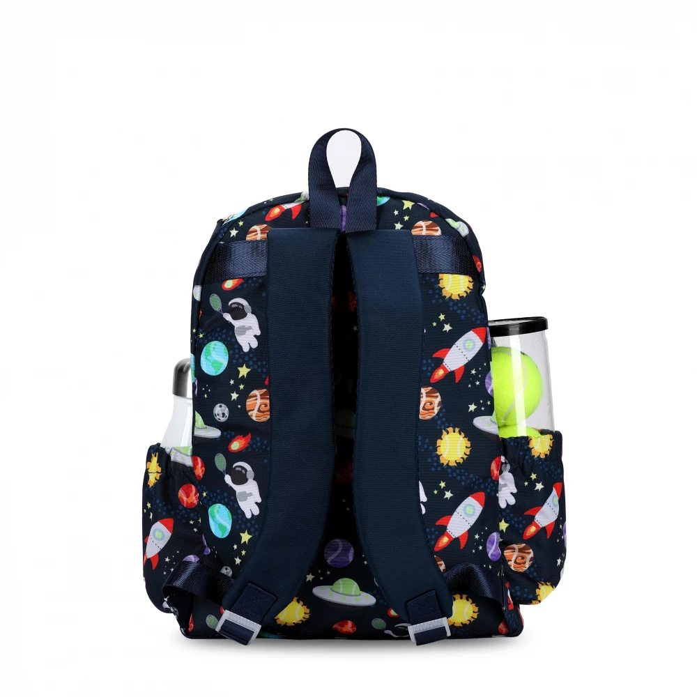 Ame & Lulu Little Love Tennis Backpack (Planet Play) 2 Ame & Lulu Little Love Tennis Backpack (Planet Play) - Image 2