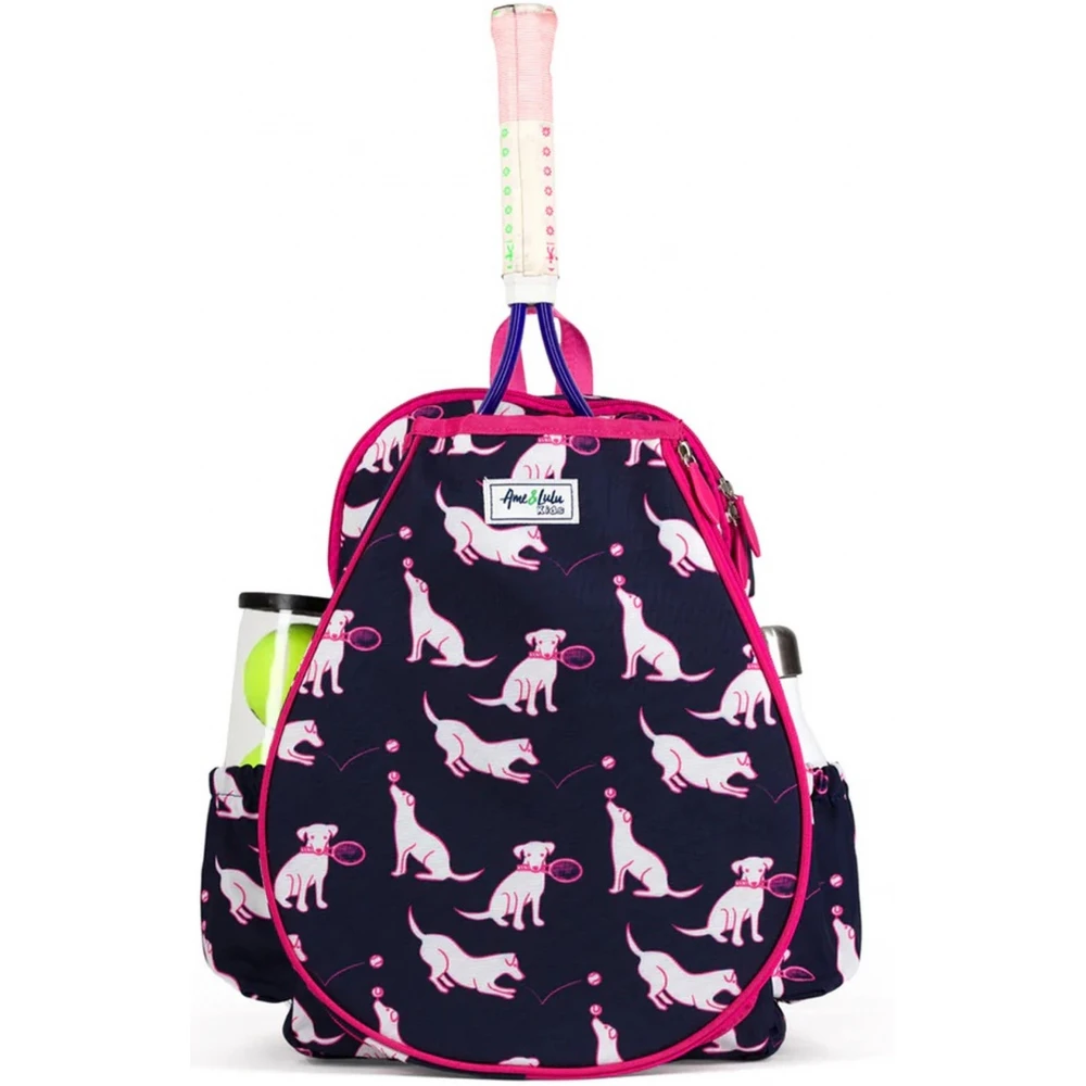 Ame & Lulu Little Love Tennis Backpack (Cross-Court Puppies)