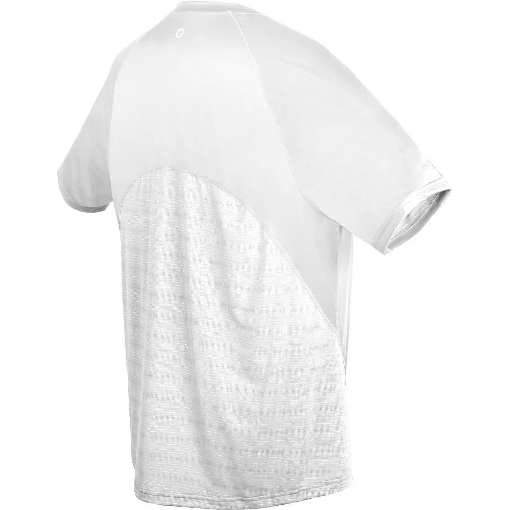 DUC Men’s Racer Performance Tennis Crew (White) - Image 2