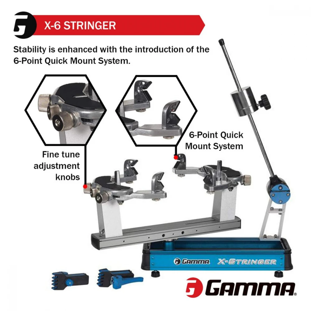 Gamma X-Stringer X-6 6pt Quick Mount Stringing Machine - Image 2