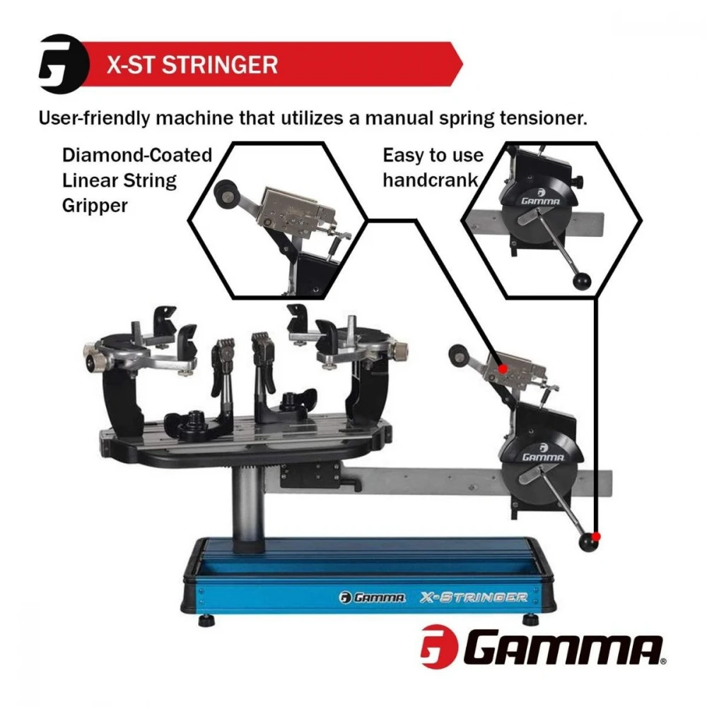 GAMMA X-Stringer ST 6pt Quick Mount Stringing Machine - Image 2