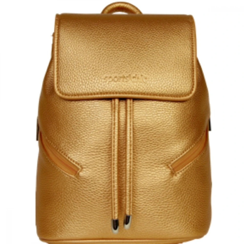 SportsChic Women’s Vegan Mini Backpack (Bronze)