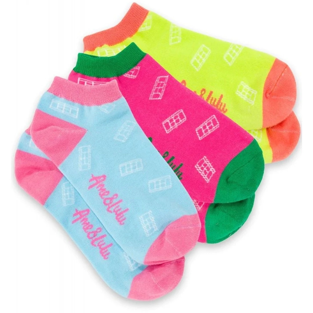Ame & Lulu Meet Your Match Tennis Socks 3-Pack (Lawn Tennis) 1 Ame & Lulu Meet Your Match Tennis Socks 3-Pack (Lawn Tennis)