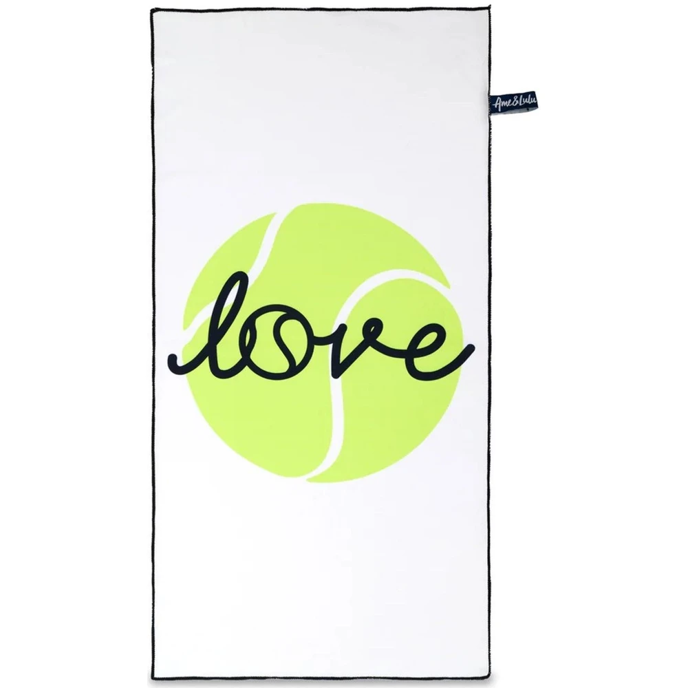 Ame & Lulu Tennis Sport Towel (Green Ace)