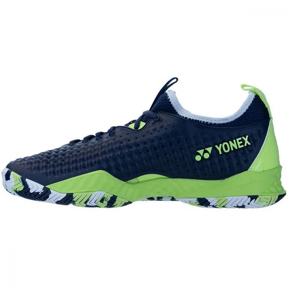 Yonex Men’s FusionRev 4 Tennis Shoes (Lime/Navy) - Image 2