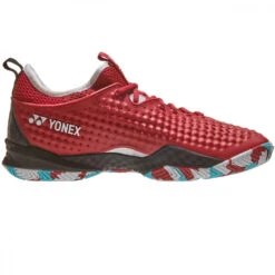 Yonex Men’s FusionRev 4 Tennis Shoes (Red/Black)