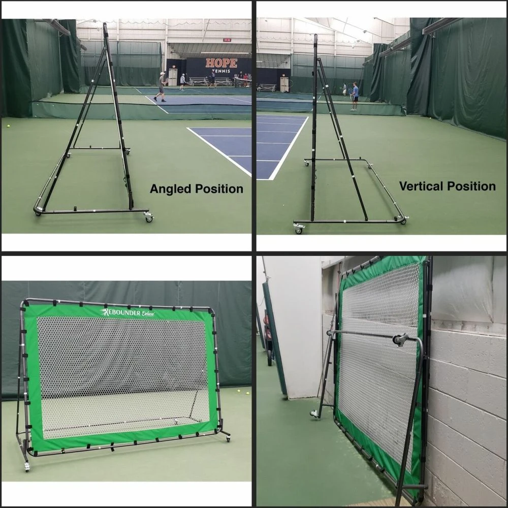 OnCourt OffCourt Rebounder Deluxe Tennis And Pickleball Rebounder Net - On Wheels - Image 2
