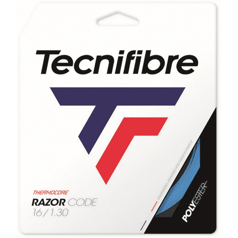 Tecnifibre Razor Code Blue 16g Tennis String (Set)