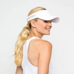 Ame & Lulu Head In The Game Visor (Rainbow Racquets) 5 Ame & Lulu Head In The Game Visor (Rainbow Racquets) -Sports Gear VSR145 Ame Lulu Head in the Game Visor Rainbow Racquets c 1000 1000
